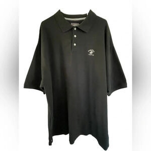 Beverly Hills Polo Club Shirt Modern Fit Rugby Casual Mens Size 3X Black